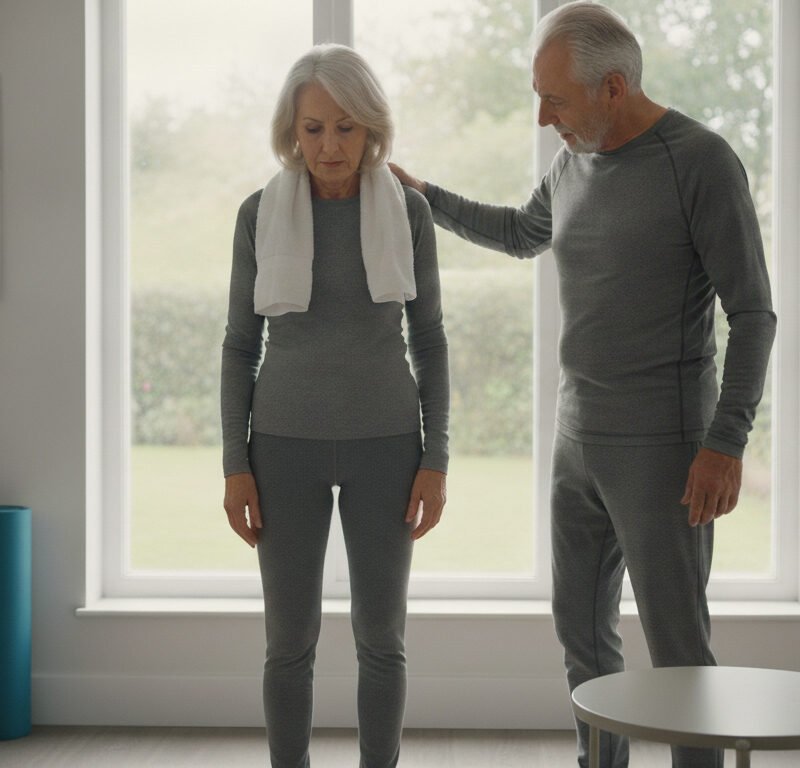 Dimagrire in modo sano - Personal trainer che guida un cliente durante un allenamento di forza per il dimagrimento