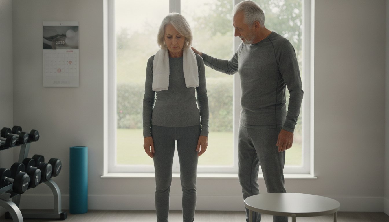 Dimagrire in modo sano - Personal trainer che guida un cliente durante un allenamento di forza per il dimagrimento
