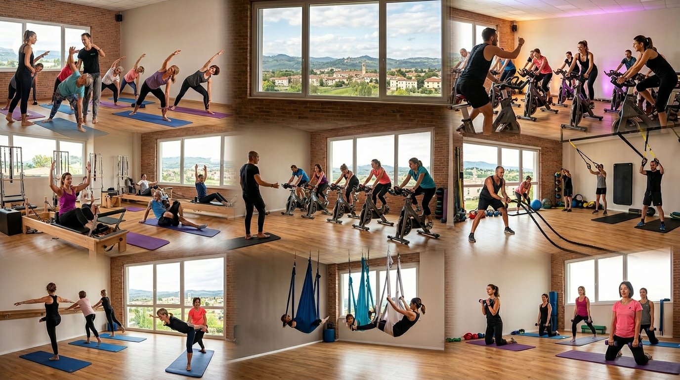 A Sandrigo, CieloBlu rappresenta un punto di riferimento per chi desidera prendersi cura del proprio benessere attraverso il movimento. Allenarsi non significa solo migliorare la forma fisica, ma costruire un equilibrio quotidiano fatto di energia, postura corretta e maggiore consapevolezza del proprio corpo. Il centro propone un’ampia varietà di corsi pensati per rispondere a esigenze diverse: dallo Yoga Vinyasa al Pilates, dal Functional Training al Total Body. Ogni disciplina è studiata per offrire un allenamento completo, efficace e stimolante. Grazie a percorsi personalizzabili e a un’offerta così ampia, ogni persona può trovare l’attività più adatta ai propri obiettivi. Frequentare CieloBlu significa scegliere un ambiente dinamico e motivante, dove il fitness diventa un’abitudine sana e sostenibile nel tempo, capace di migliorare la qualità della vita e il benessere generale giorno dopo giorno.